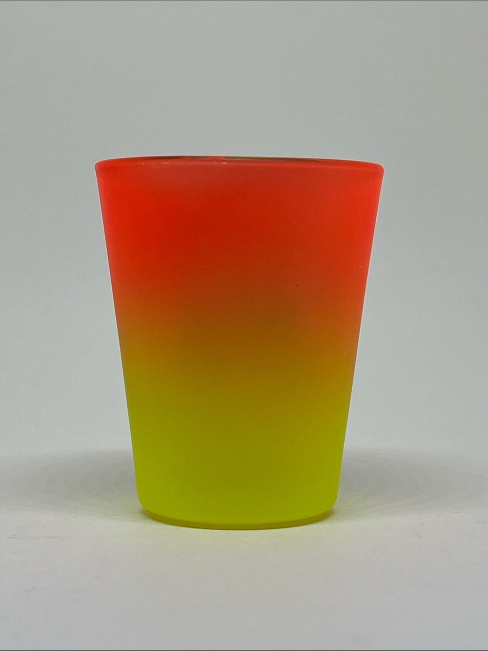 Tampa Neon Orange and Yellow Shot Glass - Picture 2 of 5